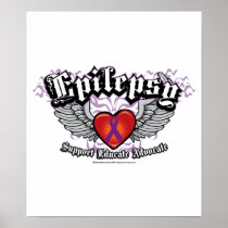 Epilepsy Wings Poster