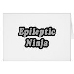 Epileptic Ninja Greeting Card