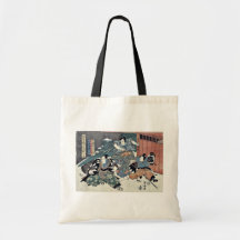 Epilogue of the Chushingura by Utagawa, Kuniyasu Tote Bag