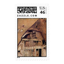 Epiphany Triptych Central Panel: Adoration Of The Postage Stamp