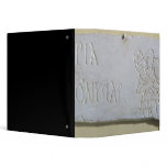 Epitaph with a relief of the Good Shepherd 3 Ring Binder