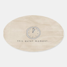 épocas reservadas pegatina de oval personalizadas