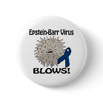 Epstein-Barr Virus Blows Awareness Design Button