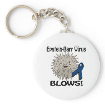 Epstein-Barr Virus Blows Awareness Design Key Chain