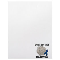 Epstein-Barr Virus Blows Awareness Design Letterhead Template