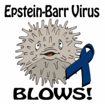 Epstein-Barr Virus Blows Awareness Design Photo Cutout