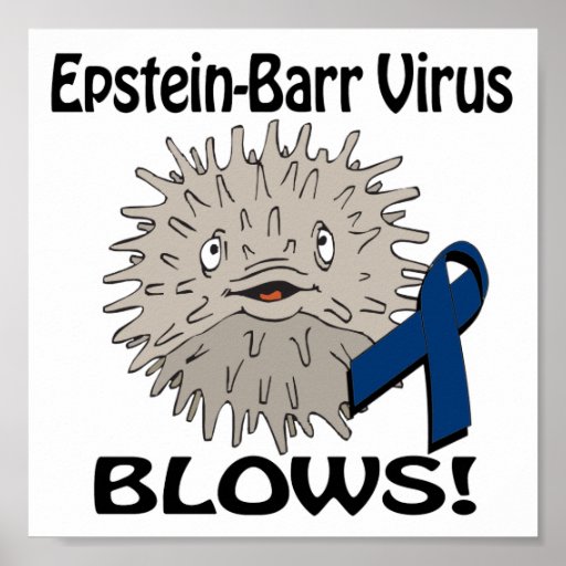 Epstein-Barr Virus Blows Awareness Design Posters