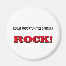 Equal Opportunities Officers Rock Magnet