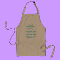 Equal opportunity - apron aprons