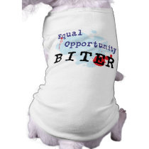 Equal Opportunity Biter Dog Shirt pet clothing by DoggieAvenue Equal Opportunity Biter Dog Shirt pet clothing