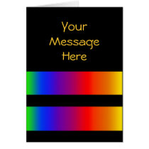 Equal Rainbow Card