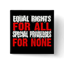 Equal Rights For All Button