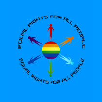 EQUAL RIGHTS FOR ALL PEOPLE t-shirts