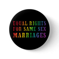Equal Rights for Same Sex Marriages buttons by rainbowthree Equal Rights for Same Sex Marriages buttons
