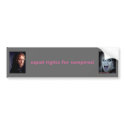 equal rights for vampires! bumper stickers