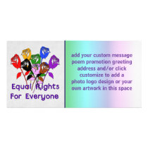 Equal Rights Photo Card Template