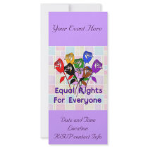 Equal Rights rack cards by orsobear Equal Rights rack cards