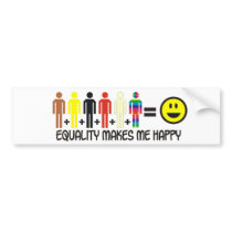 Equality-2 bumper stickers