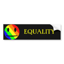 EQUALITY Bumper Sticker bumper stickers by MidnightAkita EQUALITY Bumper Sticker bumper stickers