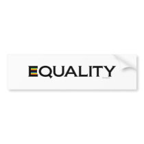 EQUALITY Bumper Sticker bumper stickers by MarketingMichael EQUALITY Bumper Sticker bumper stickers
