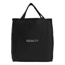 EQUALITY embroidered bags by mike3488 EQUALITY embroidered bags
