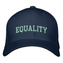 EQUALITY - embroidered hats by mike3488 EQUALITY - embroidered hats