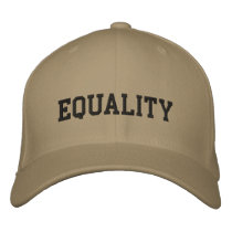 EQUALITY embroidered hats by mike3488 EQUALITY embroidered hats