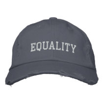 EQUALITY embroidered hats by mike3488 EQUALITY embroidered hats