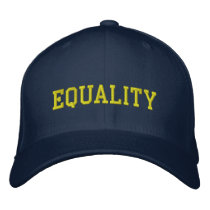 EQUALITY embroidered hats by mike3488 EQUALITY embroidered hats