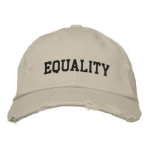 EQUALITY embroidered hats by mike3488 EQUALITY embroidered hats