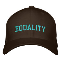 EQUALITY - embroidered hats by mike3488 EQUALITY - embroidered hats