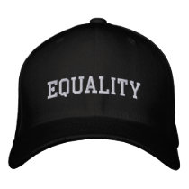 EQUALITY embroidered hats by mike3488 EQUALITY embroidered hats