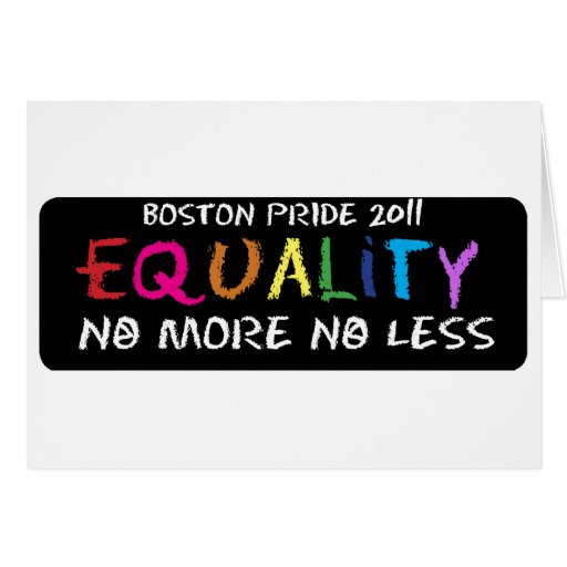 Equality Greeting Greeting Cards