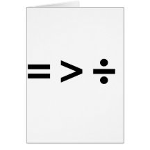 EQUALITY IS GREATER THAN DI GREETING CARD