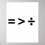 EQUALITY IS GREATER THAN DI PRINT