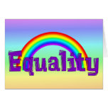 Equality Rainbow cards