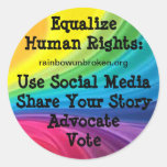 Equalize Human Rights Sticker