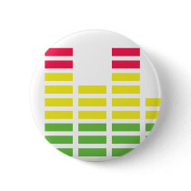 Equalizer Audio Sound Pinback Buttons