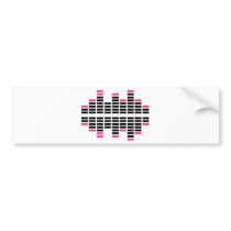 Equalizer Dj Turntables Bumper Sticker