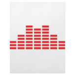 equalizer icon letterhead design