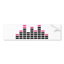 Equalizer mixing console bumper sticker