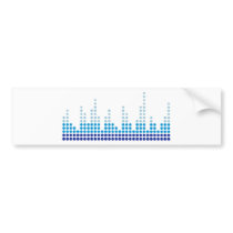 Equalizer music bumper stickers