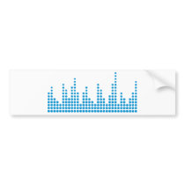 Equalizer music bumper stickers