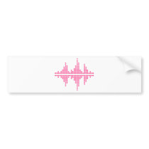 Equalizer music DJ Bumper Stickers