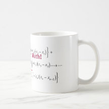 equation, There's no i in Math!, oh wait... Coffee Mugs