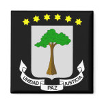 equatorial guinea coat of arms magnets