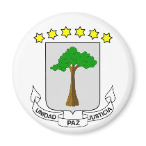 Equatorial Guinea Coat of Arms Magnet