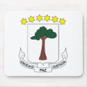 Equatorial Guinea Coat of Arms Mousepad