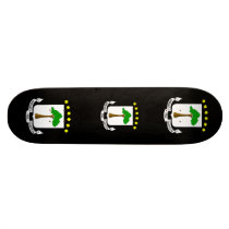 Equatorial Guinea Coat of Arms Custom Skateboard