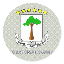 Equatorial Guinea Coat of Arms Stickers